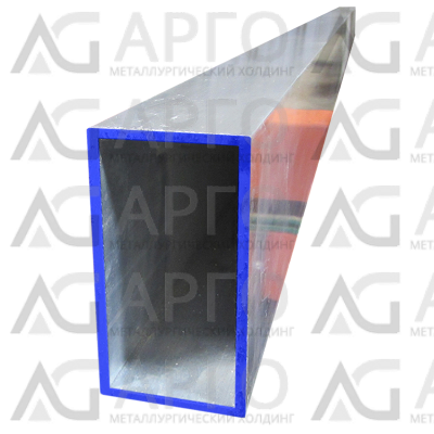 Труба алюминиевая прямоугольная (бокс) 60х40х4 