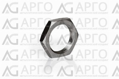 Контргайка стальная нержавеющая 65 AISI 304 ISO 